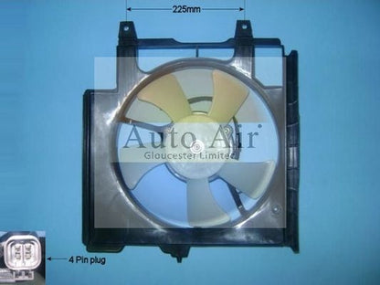 AUTO AIR 05-1162 Radiator Fan Electric Motor Centre Cooling Fits Nissan Micra