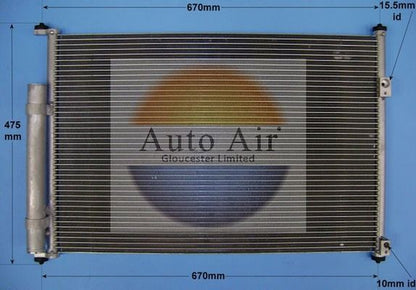 Auto Air 16-6106 A/C Air Con Condenser Air Conditioning Fits Suzuki Grand Vitara