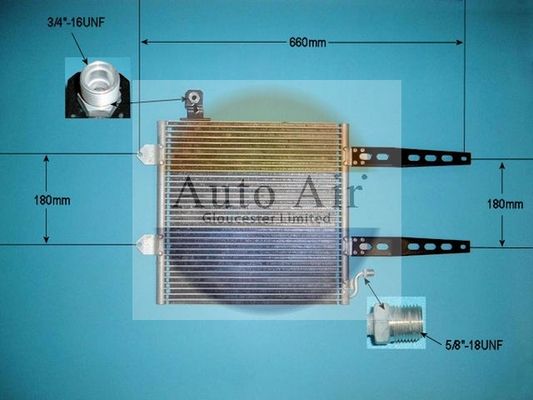 AUTO AIR 16-1031 Air Conditioning Condenser For Seat Arosa VW Lupo Polo Polo Van