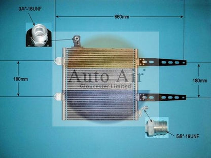 AUTO AIR 16-1031 Air Conditioning Condenser For Seat Arosa VW Lupo Polo Polo Van
