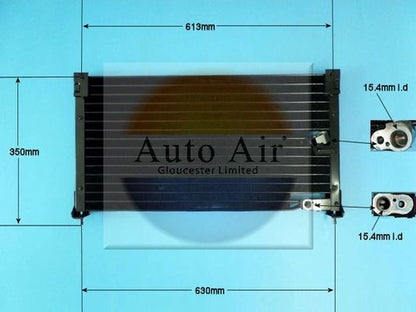 AUTO AIR 16-8891 Air Conditioning Condenser A/C Fits Honda Accord Rover 600