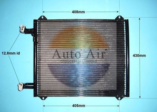 AUTO AIR 16-9691 Air Conditioning Condenser A/C Air Con Replacement For Audi A2