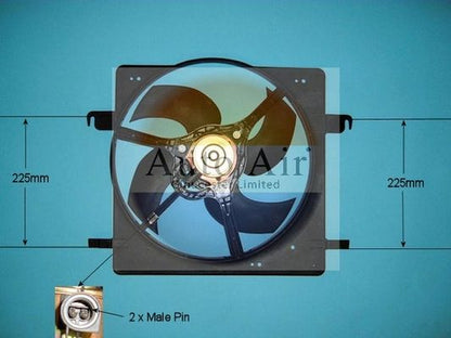 AUTO AIR 05-1138 Radiator Fan Electric Motor Centre Fits Ford Ka Street Ka