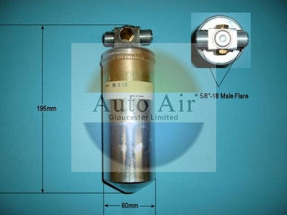 AUTO AIR 31-0064 Air Receiver Dryer A/C Air Conditioning Fits Kia Sportage