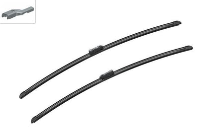 2 x BOSCH AEROTWIN A640S Flat Wiper Blades (Pair) 725/725mm Length Fits Ford