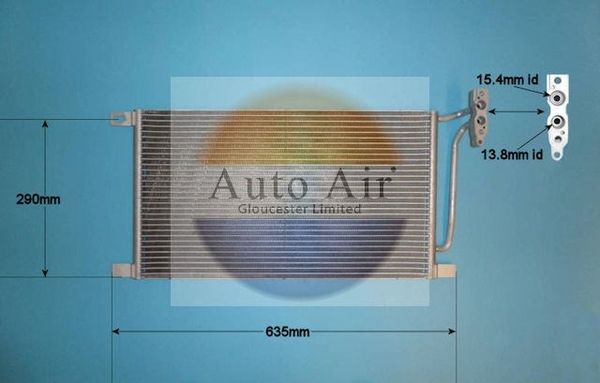 AUTO AIR 16-9685 Air Conditioning Condenser A/C Air Con For BMW 3 Series X3