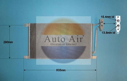 AUTO AIR 16-9685 Air Conditioning Condenser A/C Air Con For BMW 3 Series X3