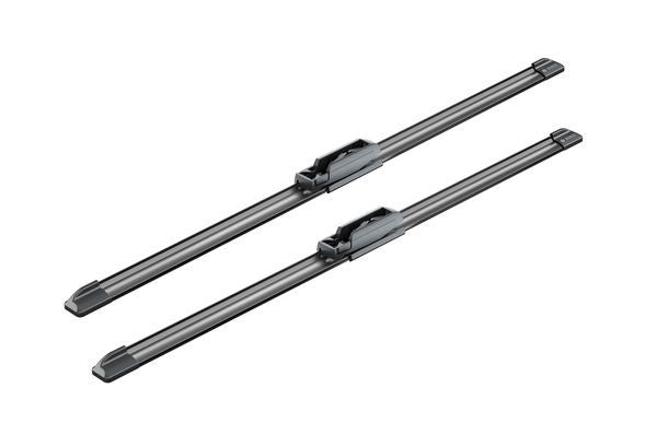 2 x BOSCH AEROTWIN A017S Flat Wiper Blades (Pair) 555/555mm Length Fits Audi