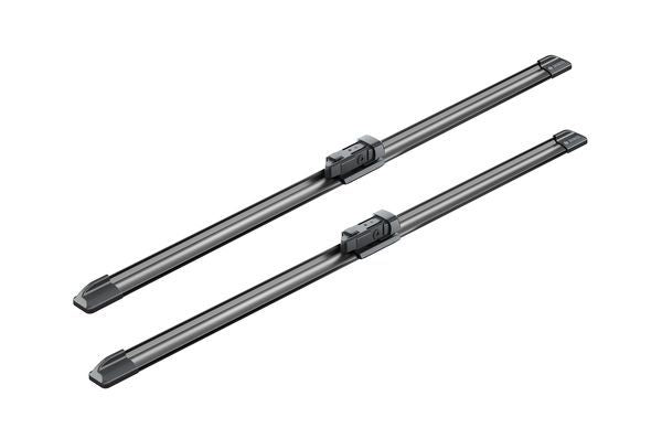 2 x BOSCH AEROTWIN A052S Flat Wiper Blades (Pair) 530/530mm Length Fits Skoda