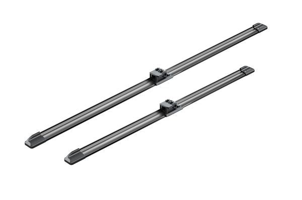 2 x BOSCH AEROTWIN A073S Flat Wiper Blades (Pair) 600/475mm Fits Alpina BMW