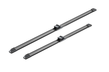2 x BOSCH AEROTWIN A073S Flat Wiper Blades (Pair) 600/475mm Fits Alpina BMW