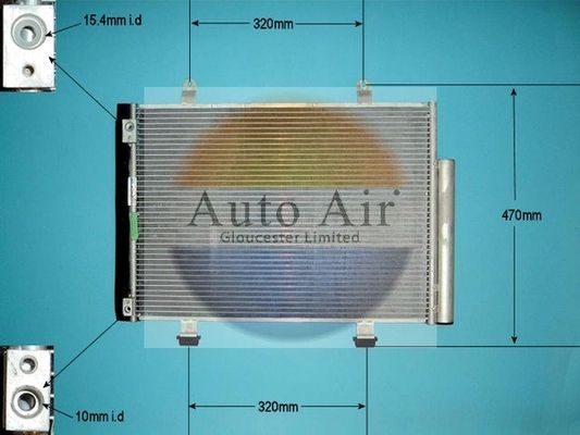 Auto Air 16-5267 A/C Air Con Condenser Air Conditioning Fits Suzuki Swift