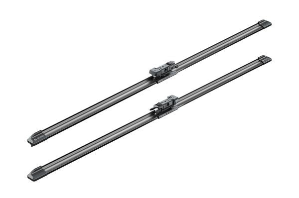 2 x BOSCH AEROTWIN A099S Flat Wiper Blades (Pair) 650/650mm Length Fits Seat