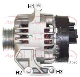 Alternator APEC AAL1744 Fits Alfa Romeo Citroen Fiat Opel Peugeot Vauxhall 500
