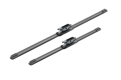 2 x BOSCH AEROTWIN A182S Flat Wiper Blades (Pair) 600/450mm Fits Renault