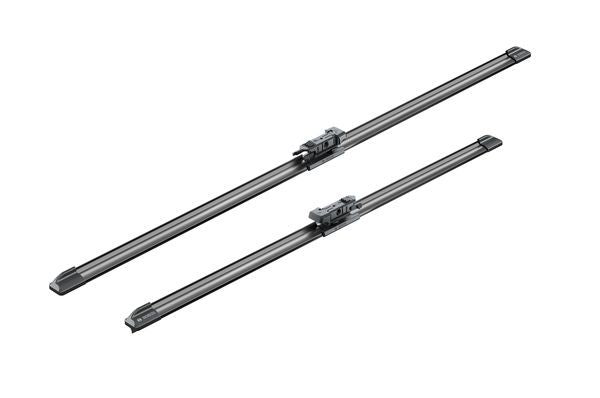 2 x BOSCH AEROTWIN A221S Flat Wiper Blades (Pair) Fits Citroen Opel Vauxhall