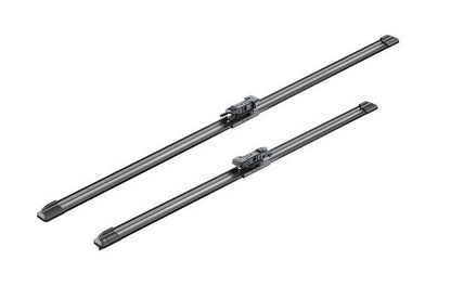 2 x BOSCH AEROTWIN A221S Flat Wiper Blades (Pair) Fits Citroen Opel Vauxhall