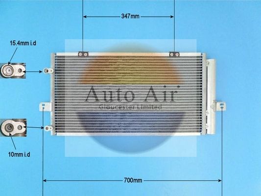 Auto Air 16-1296 A/C Air Con Condenser Air Conditioning With Dryer Fits MG Rover