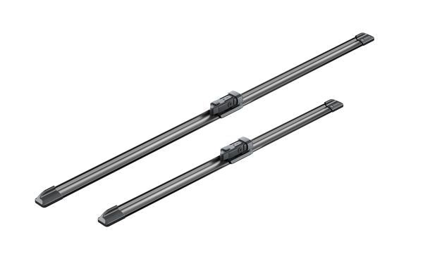 2x BOSCH Wiper Blades (Pair) For Alpina BMW Fiat Ford Jaguar Land Rover Maserati