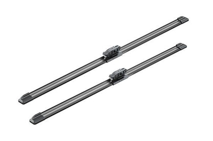 2 x BOSCH AEROTWIN A314S Flat Wiper Blades (Pair) 575/530mm Length Fits Mini