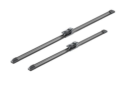 2 x BOSCH AEROTWIN A323S Flat Wiper Blades (Pair) 650/500mm Fits BMW Jaguar